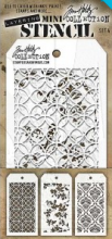 Tim Holtz® Stampers Anonymous Mini Layering Stencil Set #4 MTS004