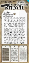 Tim Holtz® Stampers Anonymous Mini Layering Stencil Set #8 MTS008