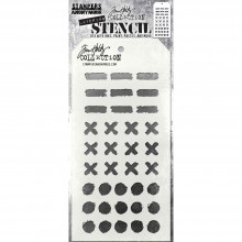 Tim Holtz® Stampers Anonymous Layering Stencils -- Markings THS160