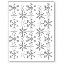 Poppystamps Craft Die - Scandinavian Snowflake Plate 2574