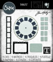 Tim Holtz® Alterations | Sizzix Thinlits™ Die Set 15PK - Vault Picture Show