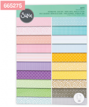 Sizzix Surfacez - Patterned Paper, 8 1/4" x 11 3/4", Color Story, 80 Sheets