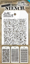 Tim Holtz® Stampers Anonymous Mini Layering Stencil Set #14 MTS014