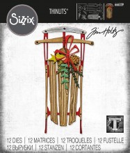 Tim Holtz® Alterations | Sizzix Thinlits™ Die Set 12PK - Vintage Sled
