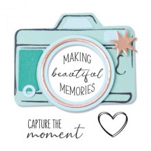 Sizzix Framelits Die Set 6PK w/4PK Stamps - Memory Maker by Olivia Rose