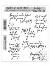 Tim Holtz® Stampers Anonymous Cling Mount Sets -- Handwritten Thoughts CMS218