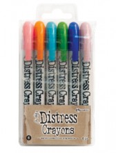 Tim Holtz® Distress Crayons Set #6