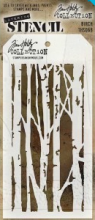 Tim Holtz® Stampers Anonymous Layering Stencils -- Birch THS069