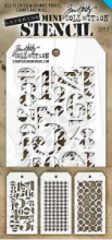 Tim Holtz® Stampers Anonymous Mini Layering Stencil Set #7 MTS007