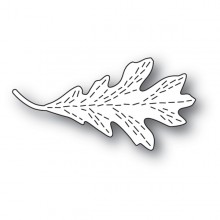 Poppystamps Craft Die - Whittle Oak Leaf 2124