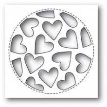 Poppystamps Craft Die - Tumbled Heart Collage 2023