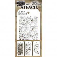 Tim Holtz® Stampers Anonymous Mini Layering Stencil Set #43 MST043
