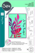 Sizzix™ A6 Layered Stencils 4PK – Cosmopolitan, Frond by Stacey Park