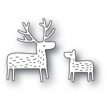 Poppystamps Craft Die - Whittle Deer 2095
