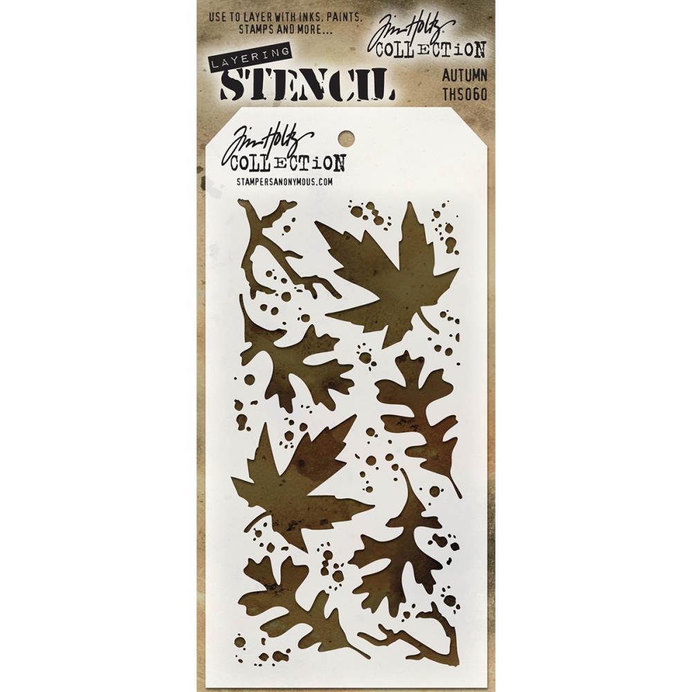 Tim Holtz® Stampers Anonymous Layering Stencils -- Autumn THS060 - Marco's  Paper