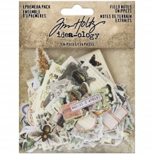 Tim Holtz® Idea-ology™ Paperie - Ephemera Pack Field Notes Snippets