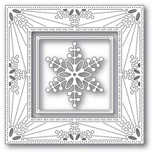 Memory Box Die - Bauble Snowflake Frame 94314