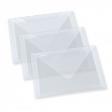 Sizzix Accessory - Plastic Envelopes, 5" x 6 7/8", 3 Pack