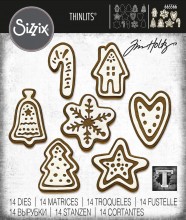 Tim Holtz® Alterations | Sizzix Thinlits™ Die Set 14-Pack - Christmas Cookies