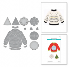 Stitched Christmas Sweater Etched Dies S7-237