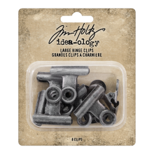 Tim Holtz® Idea-ology™ Findings - Large Hinge Clips
