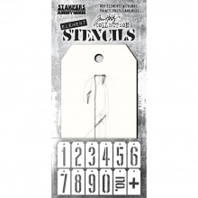 Tim Holtz® Stampers Anonymous Element Stencils -- Mechanical THEST001
