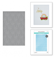 Optical Arches Embossing Folder SES-032