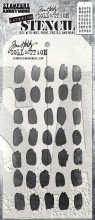 Tim Holtz® Stampers Anonymous Layering Stencils -- Brush Mark THS167