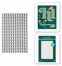 Tile Mosaic 3D Embossing Folder E3D-025