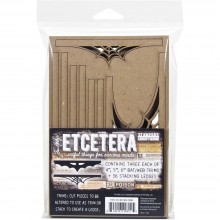 Tim Holtz® Stampers Anonymous Etcetera Bat & Web Trims Thickboards THETC-014