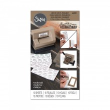 Tim Holtz® Alterations Sizzix Accessory - Adhesive Sheets - 2 1/2" x 4 3/4", Permanent, 10 Sheets