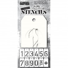 Tim Holtz® Stampers Anonymous Element Stencils -- Freight THEST002