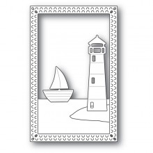 Poppystamps Craft Die - Lighthouse Frame 2171