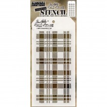 Tim Holtz® Stampers Anonymous Layering Stencils -- Plaid THS097