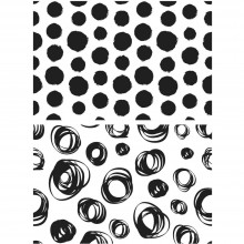 Tim Holtz® Stampers Anonymous Cling Mount Sets -- Dots & Circles CMS382