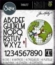 Tim Holtz® Alterations | Sizzix Thinlits™ Die Set 45PK - Vault World Travel