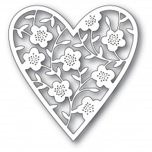 Memory Box Die - Floral Bouquet Heart 94368