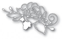 Poppystamps Craft Die - Blooming Rose 2013