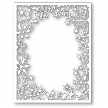 Poppystamps Craft Die - Wintertime Snowflake Frame 2534