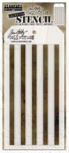 Tim Holtz® Stampers Anonymous Layering Stencils -- Shifter Stripes THS108