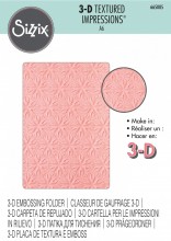 Sizzix® 3-D Textured Impressions® Embossing Folder - Geometric Flowers
