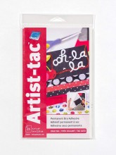 Grafix Artist-Tac Permanent Dry Adhesive Sheets (25 Pack), 5.5" x 9"