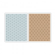Tim Holtz® Alterations | Texture Fades™ Embossing Folders - Tiny Stars & Dotted Bullseye