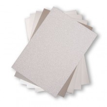 Sizzix Surfacez - The Opulent Cardstock Pack, 8 1/4" x 11 3/4", Silver