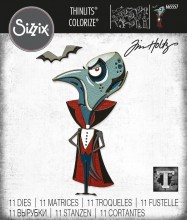 Tim Holtz® Alterations | Sizzix Thinlits™ Die Set 11-Pack - The Count, Colorize