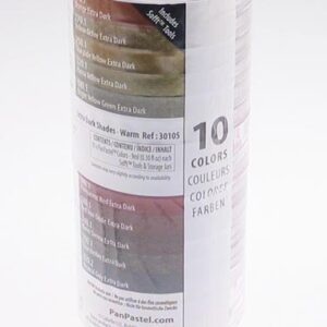 PanPastel 10-Color Set -- Extra Dark Shades Warm