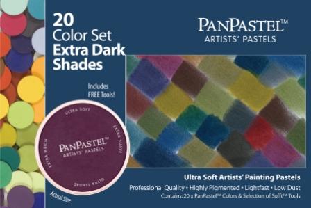 PanPastel 20 Color Set -- Extra Dark Shades