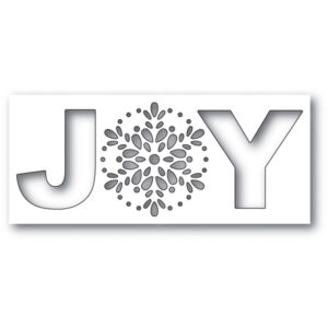 Poppystamps Craft Die - Seed Snowflake Joy 2100