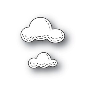Poppystamps Craft Die - Whittle Clouds 2217