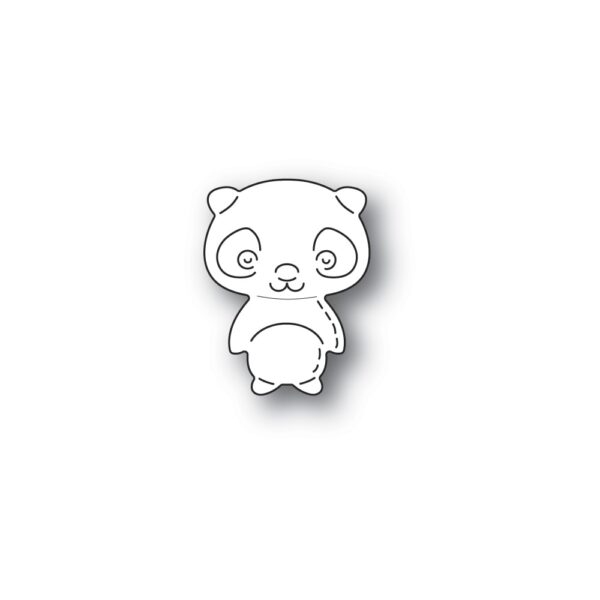 Poppystamps Craft Die - Whittle Panda 2306